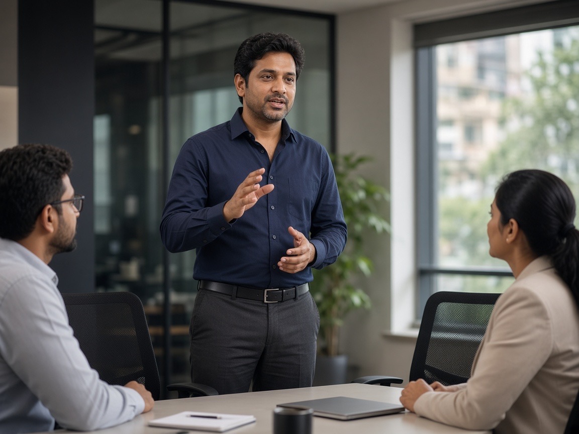 Confidence visible in how someone shows up in a room